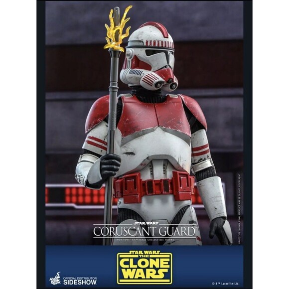 Hot Toys TMS025 Star Wars The Clone Wars Coruscant Guard 1/6 Figure SEALED - Picture 3 of 11